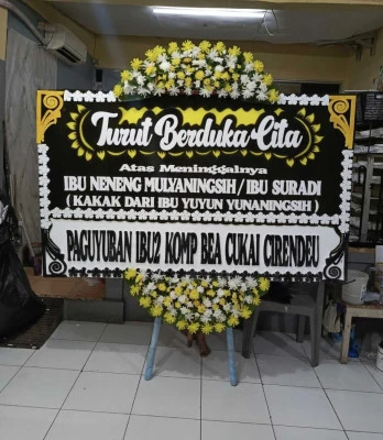 Papan Bunga di Ballroom Hotel Jakarta Selatan
